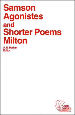 Cover of Samson Agonistes and Shorter Poems