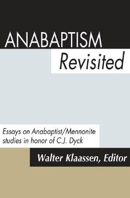 Book cover for Anabaptism Revisited