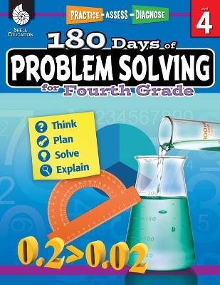 Book cover for 180 Days of Problem Solving for Fourth Grade