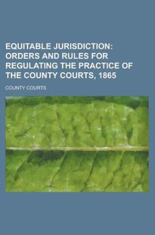 Cover of Equitable Jurisdiction