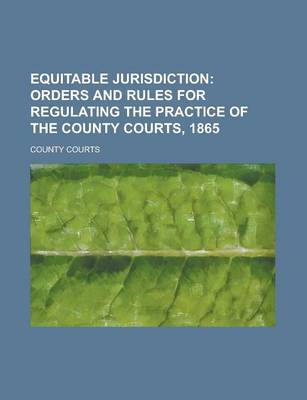 Book cover for Equitable Jurisdiction