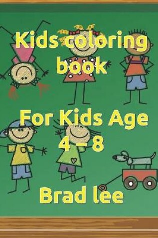 Cover of Kids coloring book.