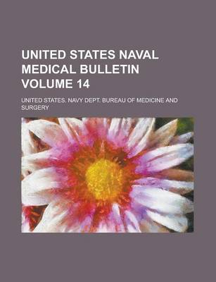 Book cover for United States Naval Medical Bulletin Volume 14