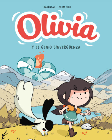 Book cover for Olivia y el genio sinvergüenza / Aster and the Accidental Magic