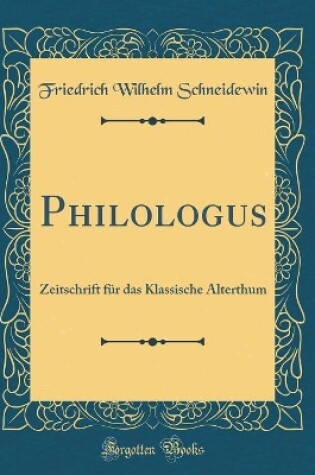 Cover of Philologus