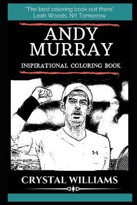 Book cover for Andy Murray Inspirational Coloring Book