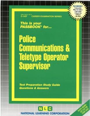 Book cover for Police Communications Operator Supervisor