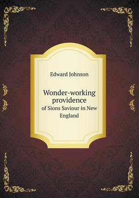 Book cover for Wonder-working providence of Sions Saviour in New England