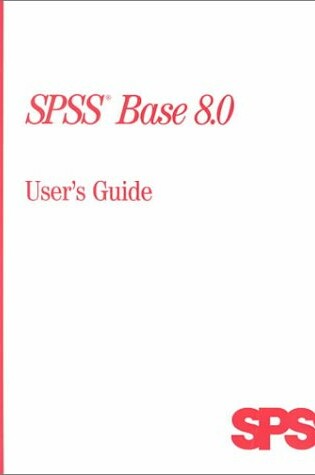 Cover of SPSS Base 8.0 for Windows User's Guide