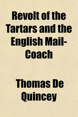 Book cover for Revolt of the Tartars and the English Mail-Coach