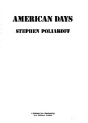 Book cover for American Days