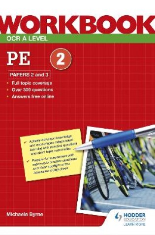 Cover of OCR A Level PE Workbook: Paper 2 and 3