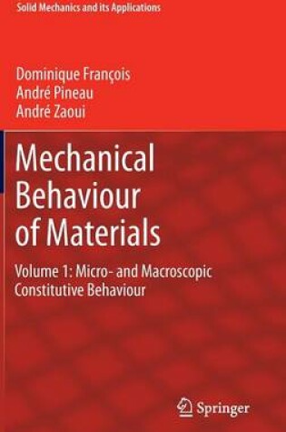 Cover of Mechanical Behaviour of Materials