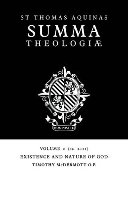 Book cover for Summa Theologiae: Volume 2, Existence and Nature of God