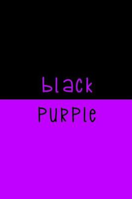 Book cover for Black. Purple.