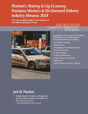 Book cover for Plunkett's Sharing & Gig Economy, Freelance Workers & On-Demand Delivery Industry Almanac 2024