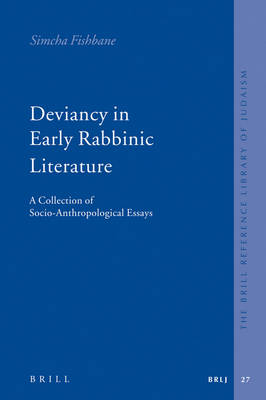 Book cover for Deviancy in Early Rabbinic Literature