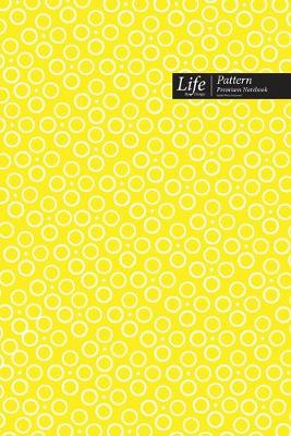 Book cover for Ringed Dots Pattern Composition Notebook, Dotted Lines, Wide Ruled Medium Size 6 x 9 Inch (A5), 144 Sheets Yellow Cover