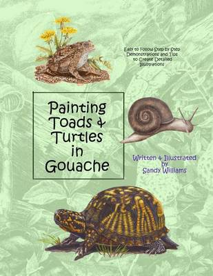 Book cover for Painting Toads & Turtles in Gouache