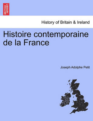 Book cover for Histoire Contemporaine de La France