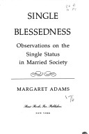 Book cover for Single Blessedness