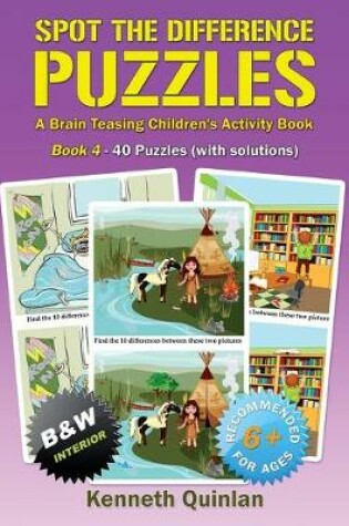 Cover of Spot the Difference Puzzles - Book 4