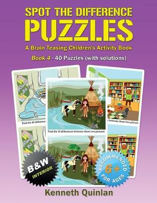 Cover of Spot the Difference Puzzles - Book 4