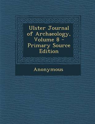 Book cover for Ulster Journal of Archaeology, Volume 8