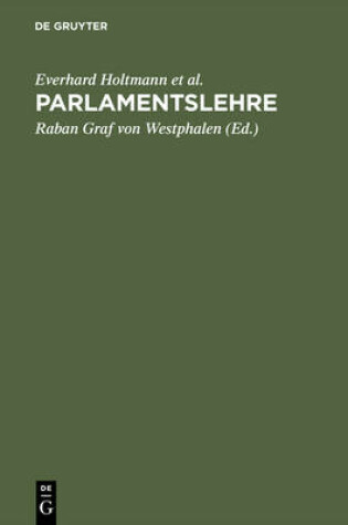 Cover of Parlamentslehre
