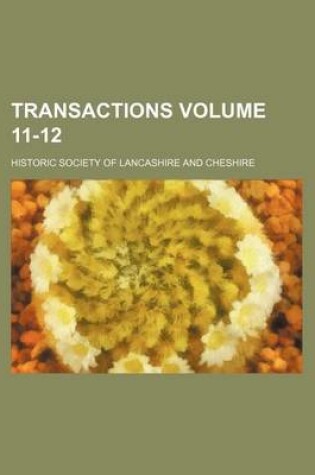 Cover of Transactions Volume 11-12