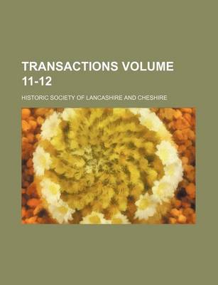 Book cover for Transactions Volume 11-12