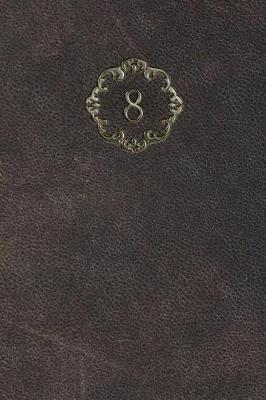 Cover of Monogram "8" Any Day Planner Journal