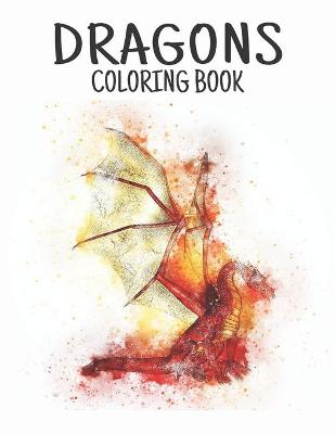 Book cover for Dragons Coloring Book