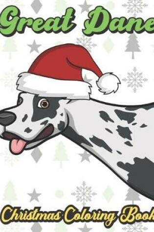 Cover of Great Dane Christmas Coloring Book