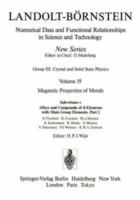 Cover of Alloys and Compounds of d-Elements with Main Group Elements. / Legierungen und Verbindungen von d-Elementen mit Elementen der Hauptgruppen.