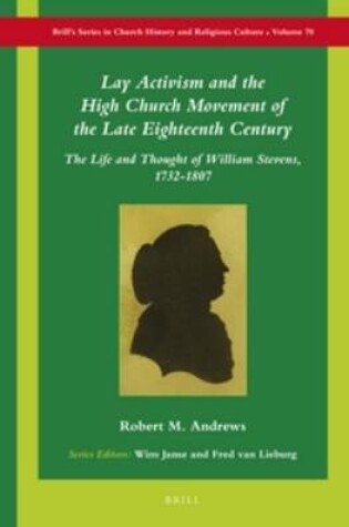 Cover of Lay Activism and the High Church Movement of the Late Eighteenth Century