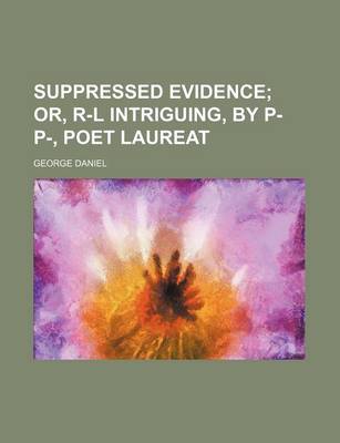 Book cover for Suppressed Evidence