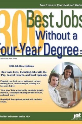 Cover of Best Jobs W/O 4-Yr Degree 3e Mobi