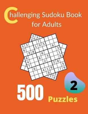 Book cover for Challenging Sudoku Book for Adults Volume 2