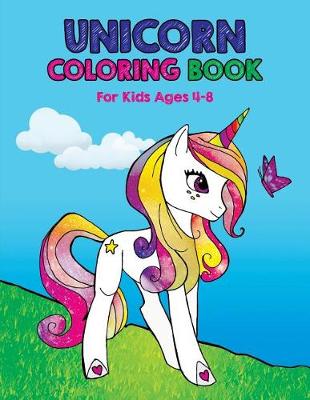 Book cover for Unicorn Coloring Book