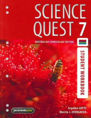 Cover of Science Quest 7 Australian Curriculum Edition Student Workbook
