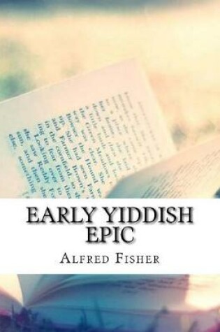 Cover of Early Yiddish Epic