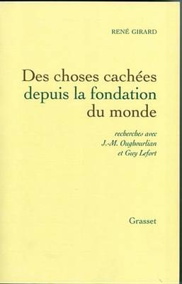 Book cover for Des Choses Cachees Depuis La Fondation Du Monde