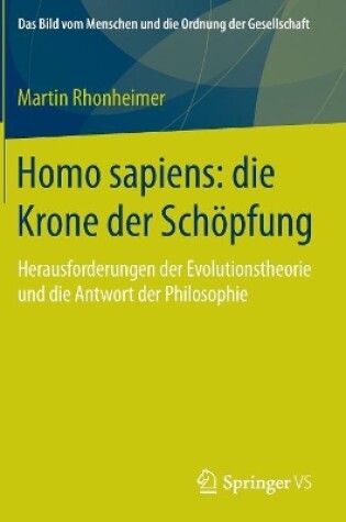 Cover of Homo Sapiens: Die Krone Der Schoepfung