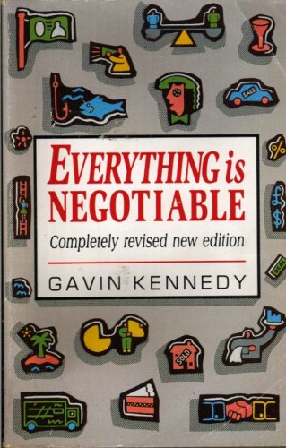 Book cover for Everything is Negotiable