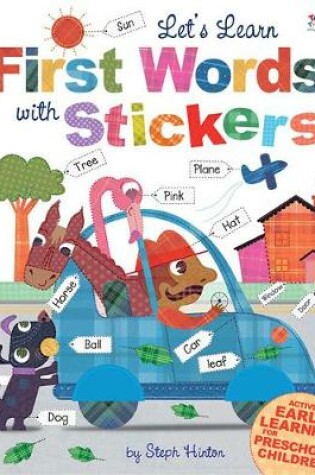 Cover of Let's Learn First Words with Stickers