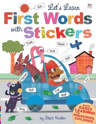 Cover of Let's Learn First Words with Stickers