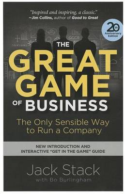 Book cover for Great Game of Business, Expanded and Updated, The: The Only Sensible Way to Run a Company
