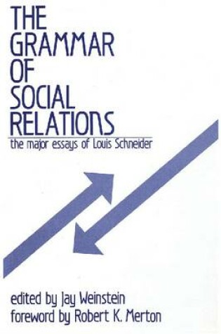 Cover of The Grammar of Social Relations