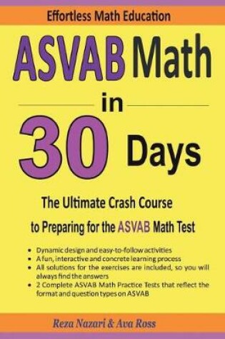 Cover of ASVAB Math in 30 Days